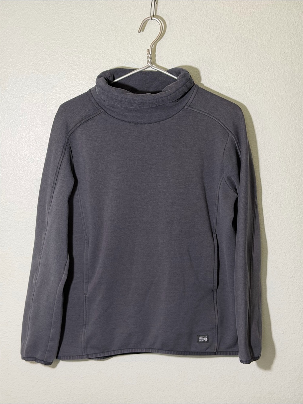 Mountain Hardwear Women’s Sz Medium Camplife Sweatshirt Gray Fleece Granola Gorp